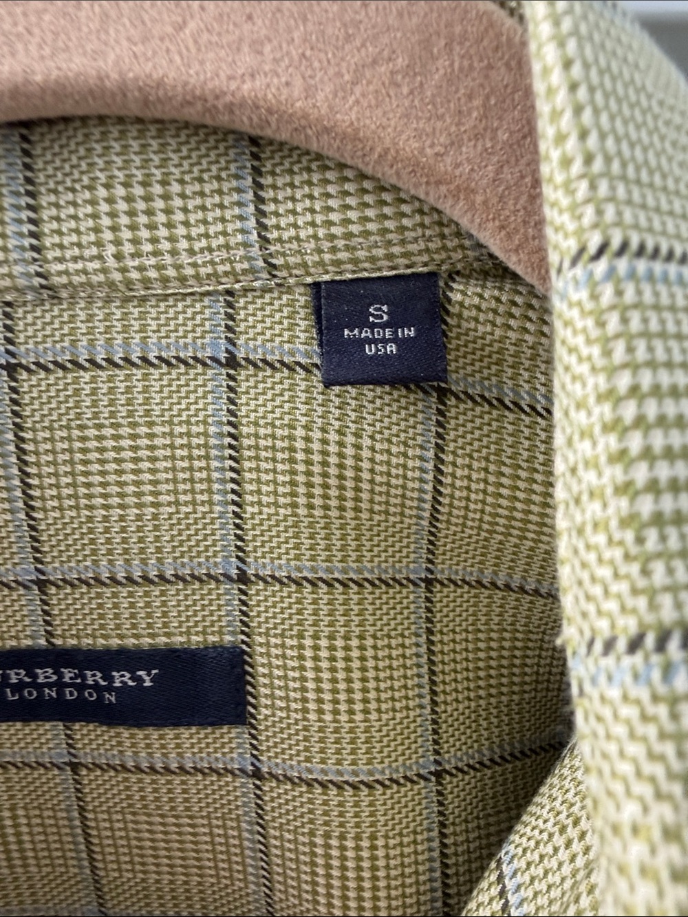Burberry Plaid Men's Dress Shirt - Picture 3 of 3